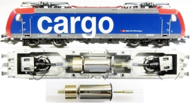 sb modellbau 11545 - TT - Motorisierungssatz für BR 185, ER 20, TRAXX, Re 482 und Re 485
